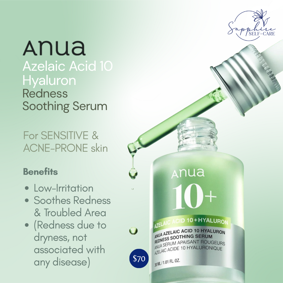 Anua Azelaic Acid 10 Hyaluron Redness Soothing Serum 1.01 FL OZ