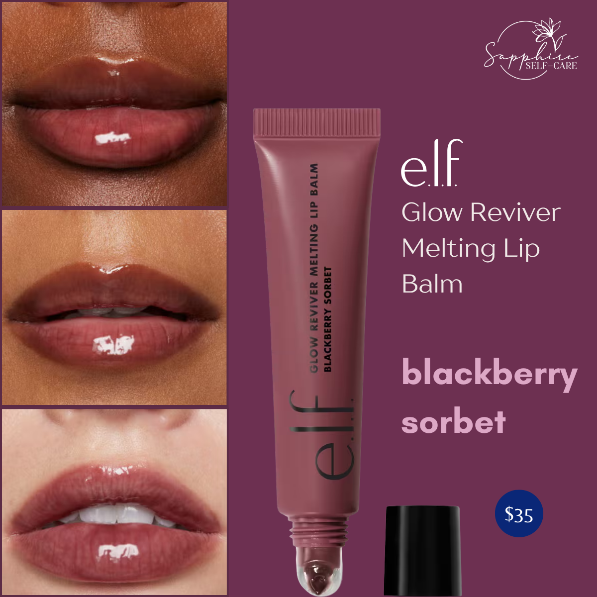 e.l.f. Glow Reviver Melting Lip Balm 0.52oz