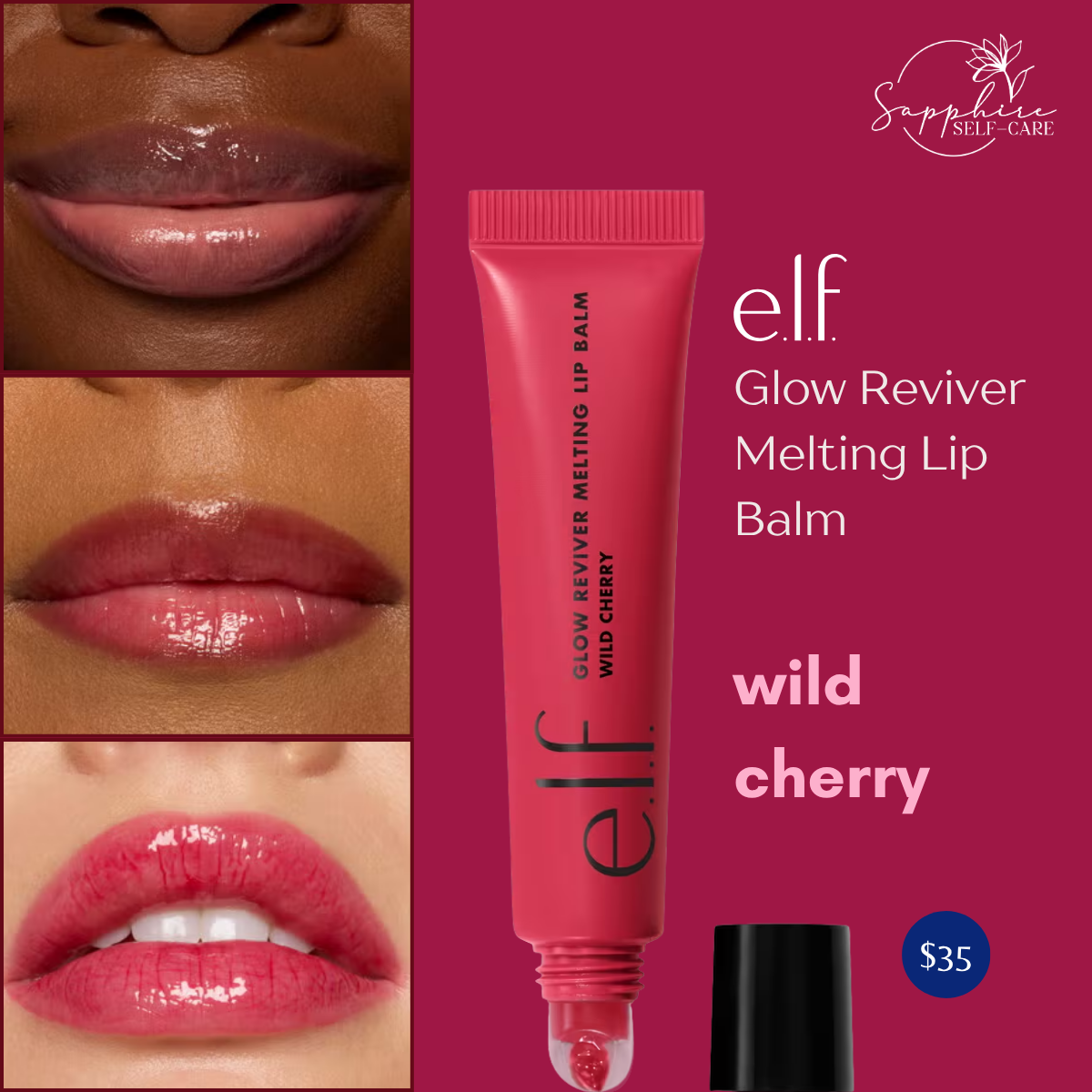 e.l.f. Glow Reviver Melting Lip Balm 0.52oz