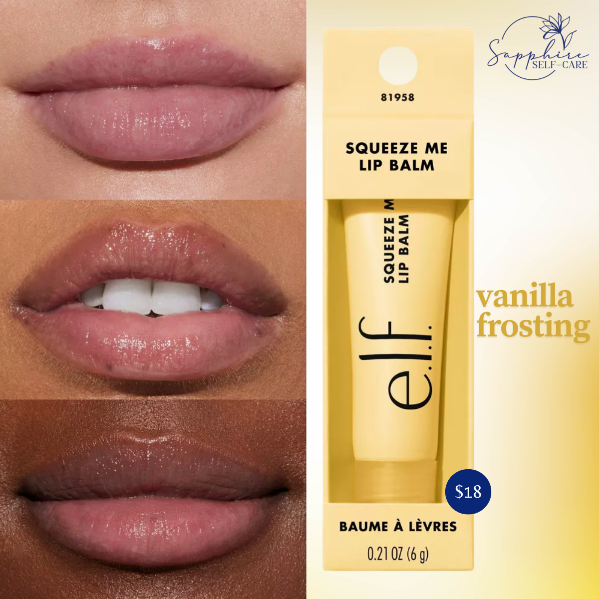 e.l.f. Squeeze Me Lip Balm - 0.21oz