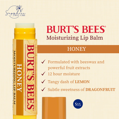 Burt's Bees Moisturizing Lip Balm - 0.15oz