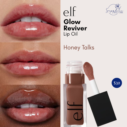 e.l.f. Glow Reviver Lip Oil- 0.25 fl oz