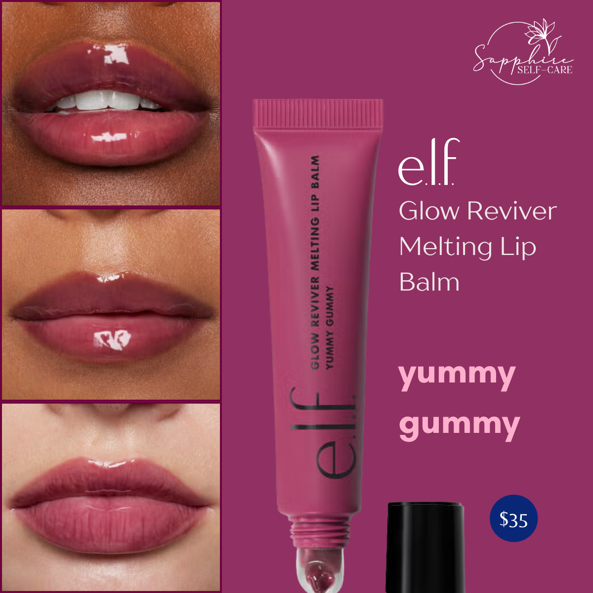 e.l.f. Glow Reviver Melting Lip Balm 0.52oz