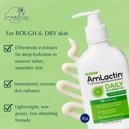 AmLactin Daily Nourish Body Lotion Unscented 7.9 FL OZ