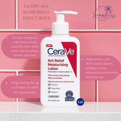 CeraVe Itch Relief Moisturizing Lotion for Dry and Itchy Skin - 8 fl oz