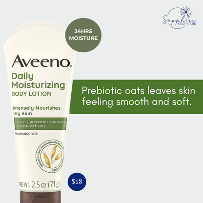 Aveeno Daily Moisturizing Body Lotion for Dry Skin 2.5 FL OZ