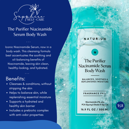 Naturium The Purifier Niacinamide Serum Body Wash - 16.9 oz