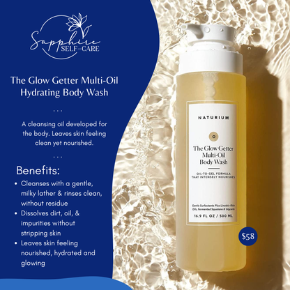 Naturium The Glow getter Multi-Oil Body Wash - 16.9 fl oz