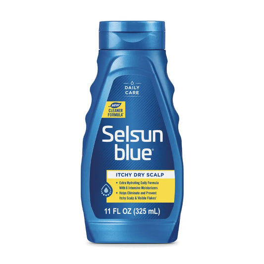Selsun Blue Itchy Dry Scalp Antidandruff Shampoo 11oz