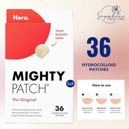 Hero Cosmetics Mighty Patch Original Acne Pimple Patches - 36ct