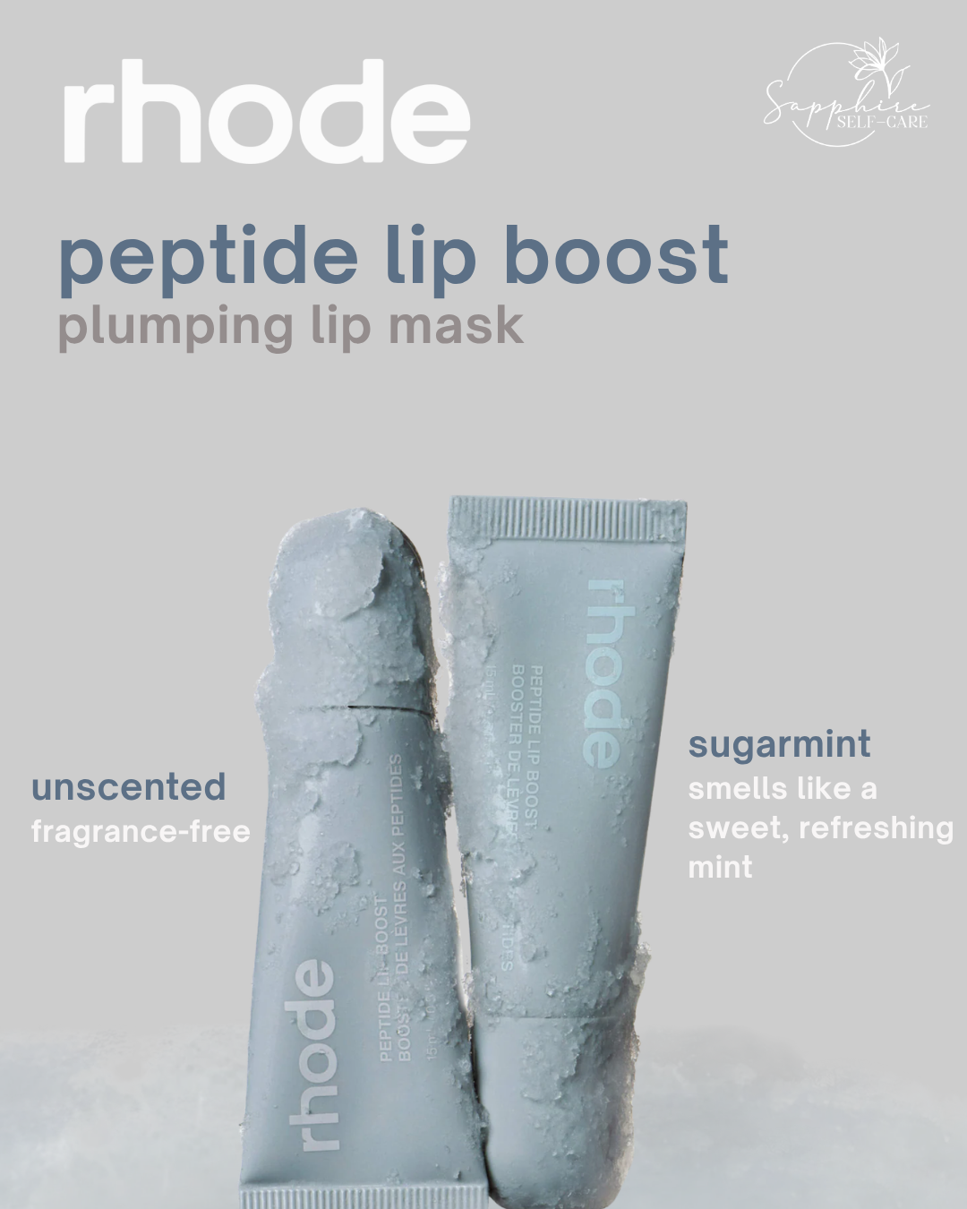 Rhode Peptide Lip Boost- unscented - 0.5 fl oz
