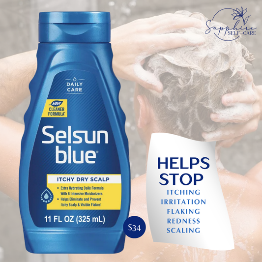 Selsun Blue Itchy Dry Scalp Antidandruff Shampoo 11oz