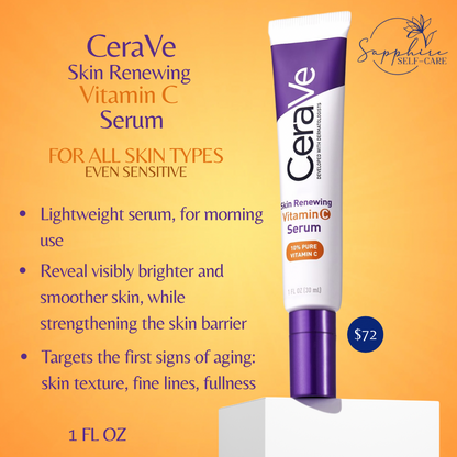 CeraVe Skin Renewing Vitamin C Serum 1 FL OZ
