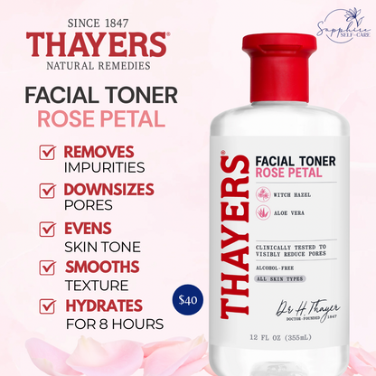 Thayers Hazel Witch Toner Rose Petal 12 FL OZ