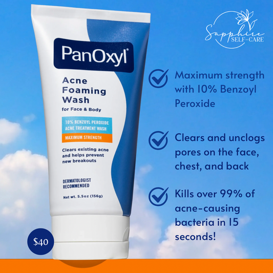 PanOxyl 10% Acne Foaming Wash 5.5 FL OZ