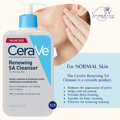 CeraVe Renewing SA Cleanser - 16 fl.oz