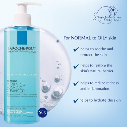 La Roche- Posay Purifying Foaming Face Wash - 13.52 fl.oz