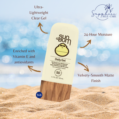 Sun Bum Daily Face Gel Sunscreen - SPF 50 - 1.7 fl oz