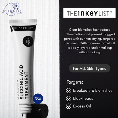 The INKEY List Succinic Acid Acne Treatment 0.5oz
