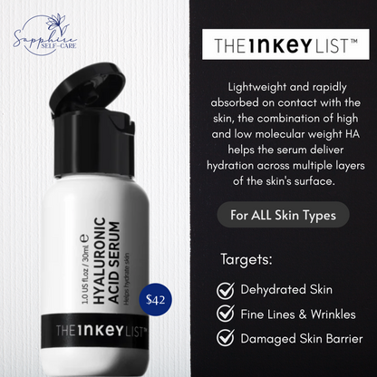 The INKEY List Hyaluronic Acid (HA) Hydrating Face Serum 1oz