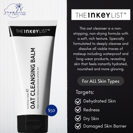 The INKEY List Oat Makeup Removing Cleansing Balm 5oz