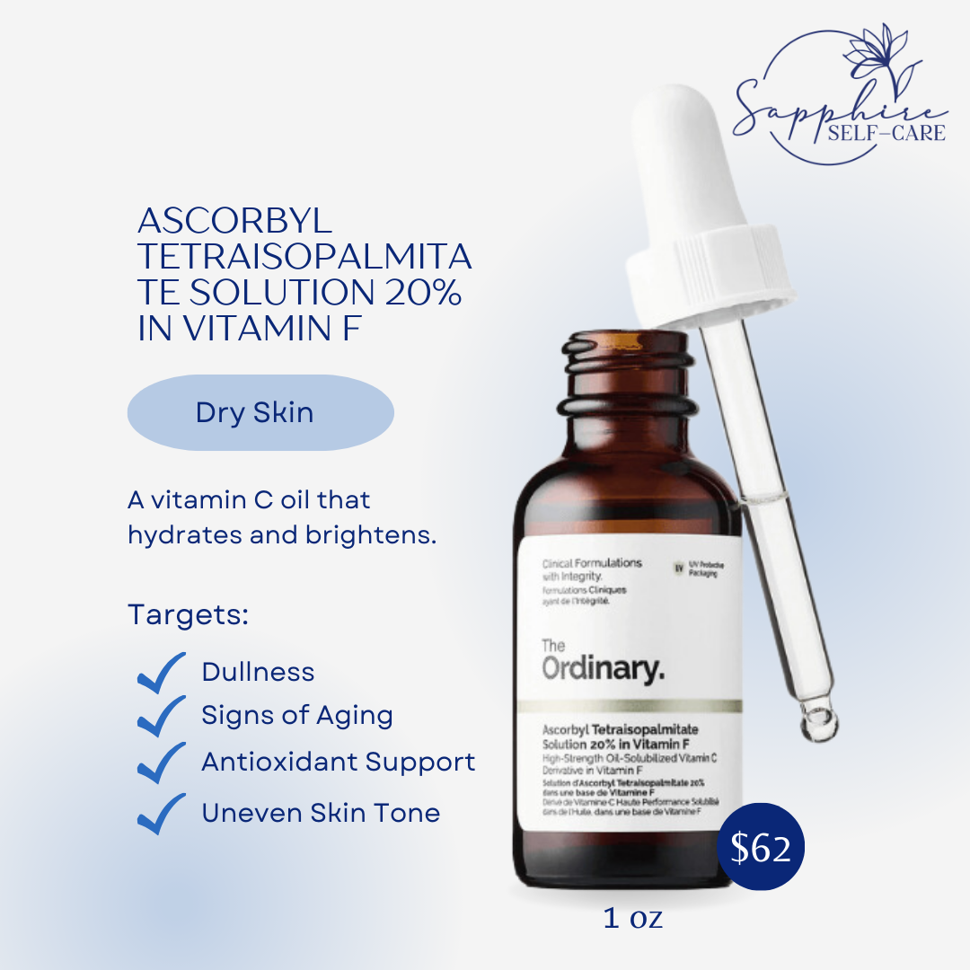 The Ordinary Ascorbyl Tetraisopalmitate Solution 20% in Vitamin F 1 fl. oz