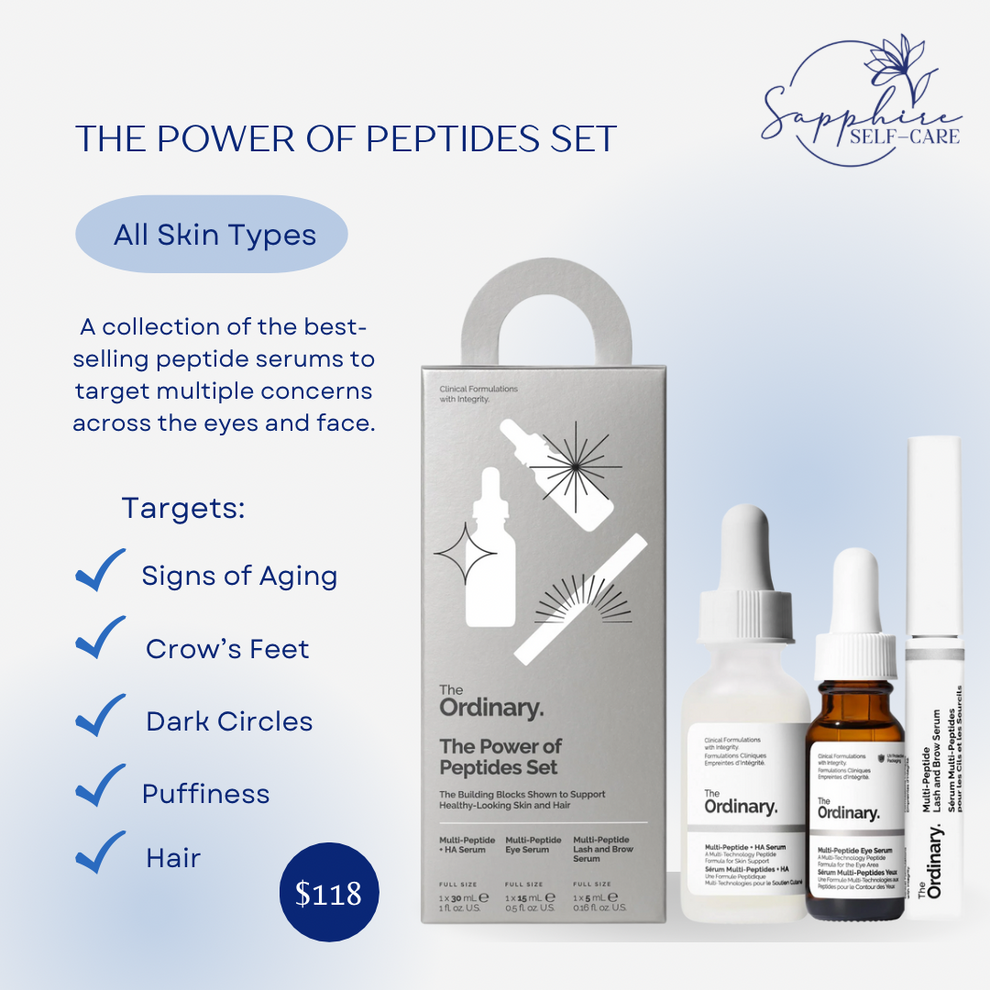 The Ordinary Power of Peptides Set – Sapphire Selfcare