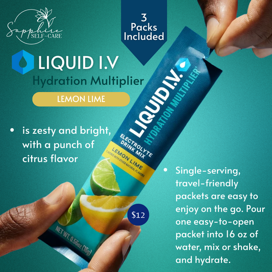 TM Liquid I.V. Hydration Multiplier Vegan Powder Electrolyte Supplements - Lemon Lime