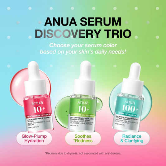 3 Anua Serum Discovery Trio