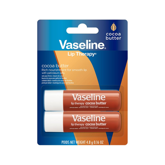 Vaseline Lip Therapy Cocoa Butter - 2ct