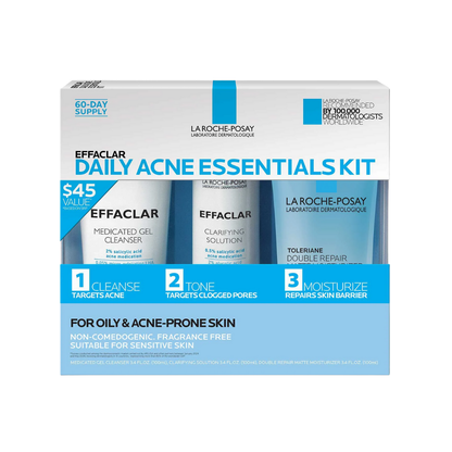 La Roche Posay 3 Step Acne Routine
