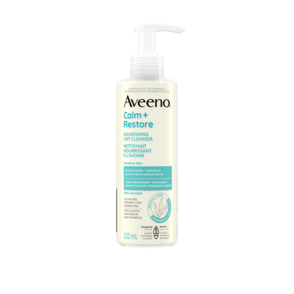 Aveeno Calm + Restore Nourishing Oat Cleanser-  7.8 fl oz
