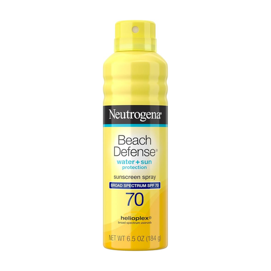 Neutrogena Beach Defense Water + Sun Protection Sunscreen Spray SPF 70 6.5 oz