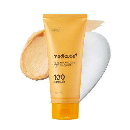 Medicube Kojic Acid Tumeric Toning Cleanser - 4.23 fl oz