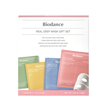 Biodance Real Deep Mask Gift Set (4 Sheets)