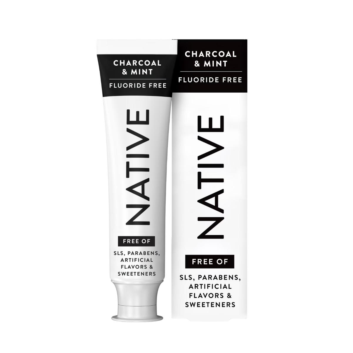 Native Premium Detoxifying Charcoal with Mint Toothpaste - 4.1oz