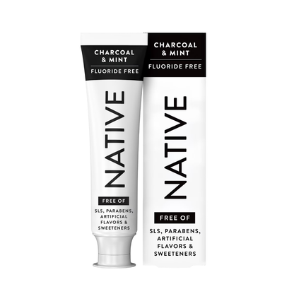 Native Premium Detoxifying Charcoal with Mint Toothpaste - 4.1oz