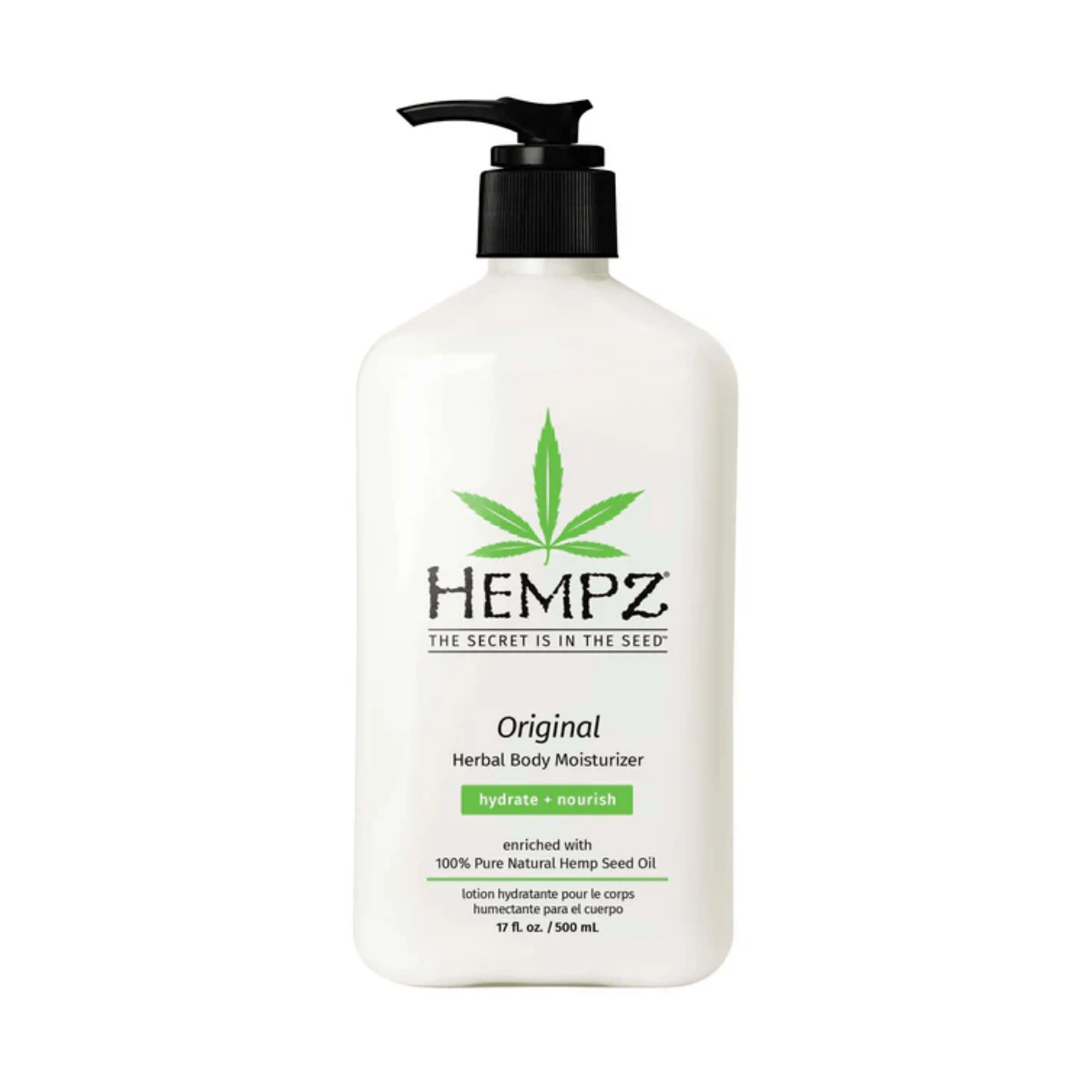 Hempz Original Herbal Moisturizing Body Lotion 17 FL OZ