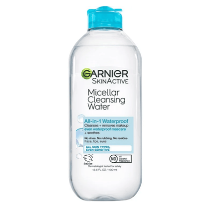 Garnier All-in-1 Waterproof Micellar Cleansing Water 13.5 FL OZ