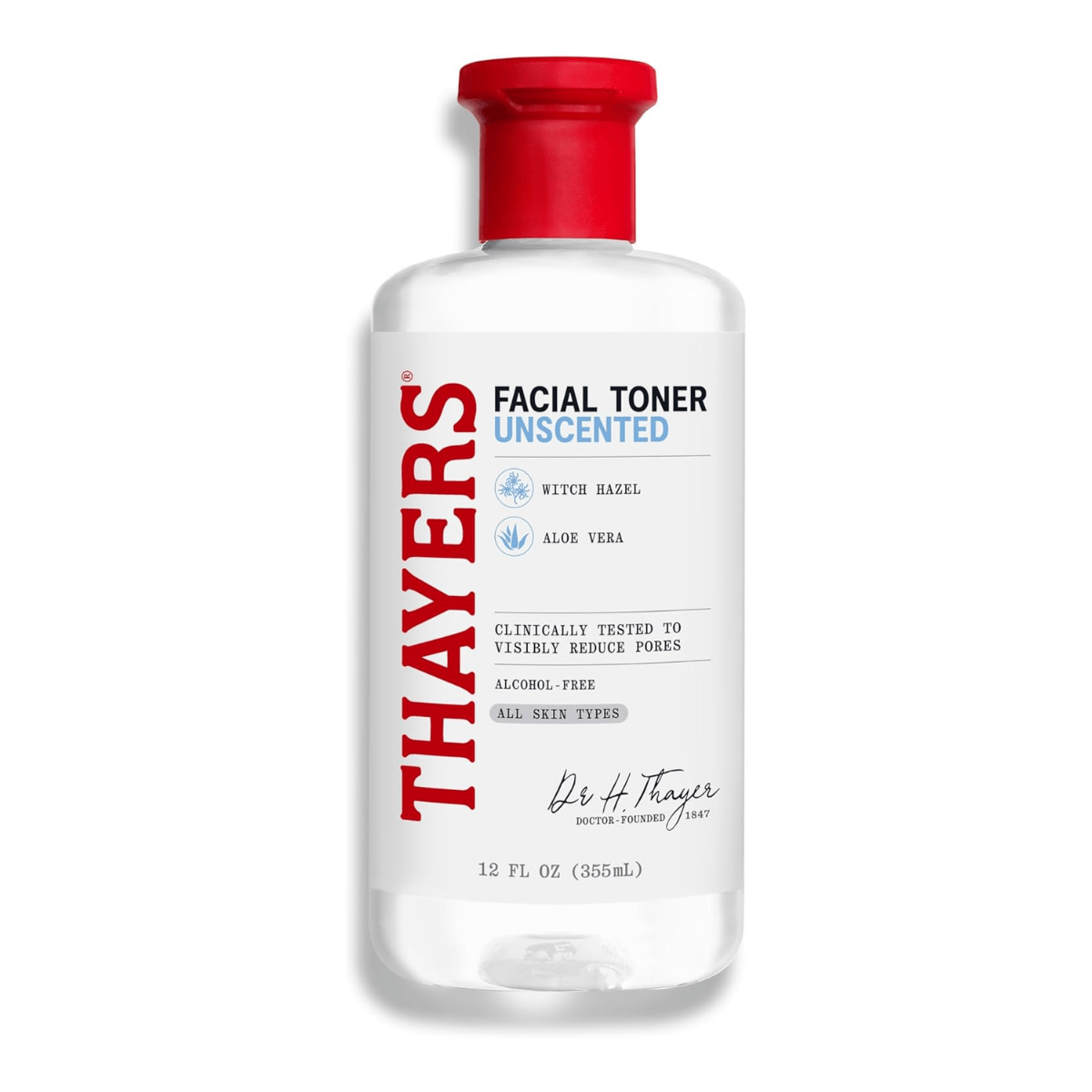 Thayers Natural Remedies Witch Hazel Alcohol Free Unscented Toner 12 FL OZ