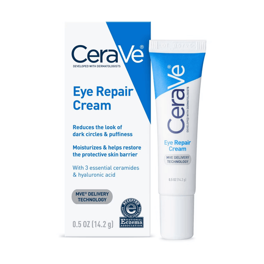 Cerave Under Eye Cream Repair For Dark Circles & Puffiness 0.5 FL OZ