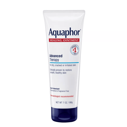 Aquaphor Healing Ointment Skin Protectant and Moisturizer for Dry and Cracked Skin Unscented 7 FL OZ