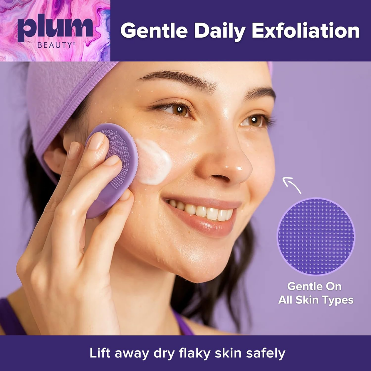 Plum Beauty Skin Scrubber Set