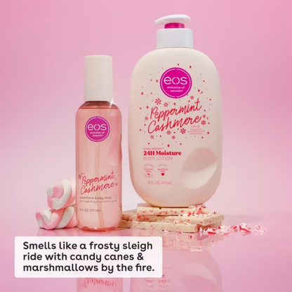 eos Holiday Body Lotion - Peppermint Cashmere - 16 fl oz