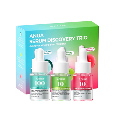 3 Anua Serum Discovery Trio