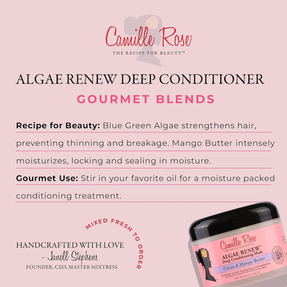 Camille Rose Algae Renew Deep Conditioning Mask - 8oz