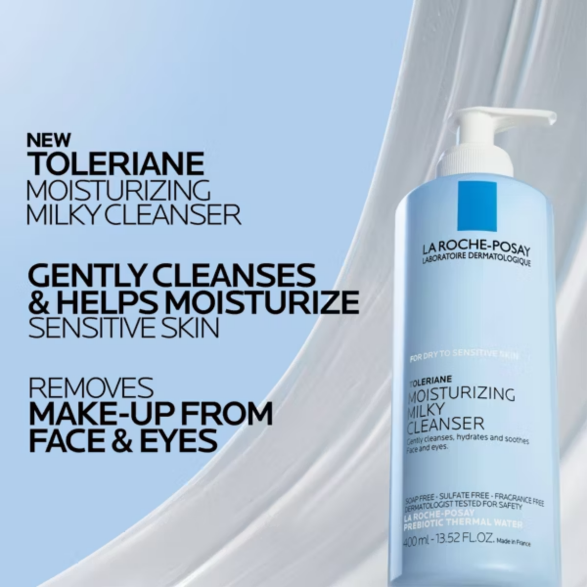 La Roche Posay Toleriane Moisturizing Milky Cleanser - 13.52 fl oz