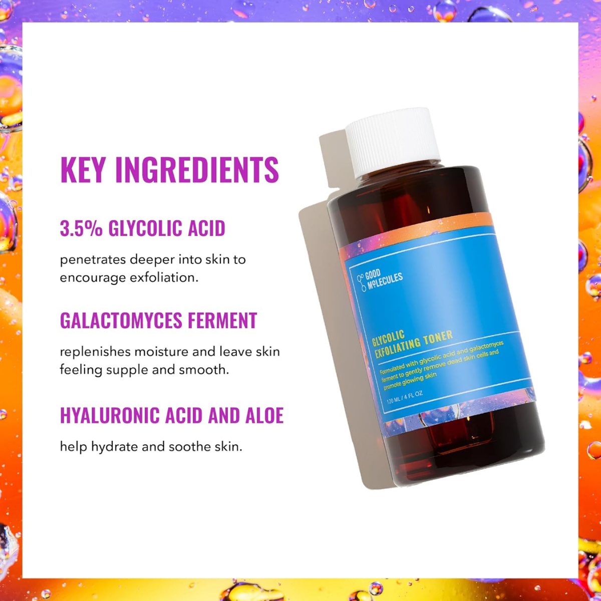 Good Molecules - Glycolic Exfoliating Toner 4 FL OZ