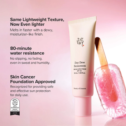 Beauty of Joseon Day Dew Sunscreen Lightweight SPF 50 1.69 FL OZ