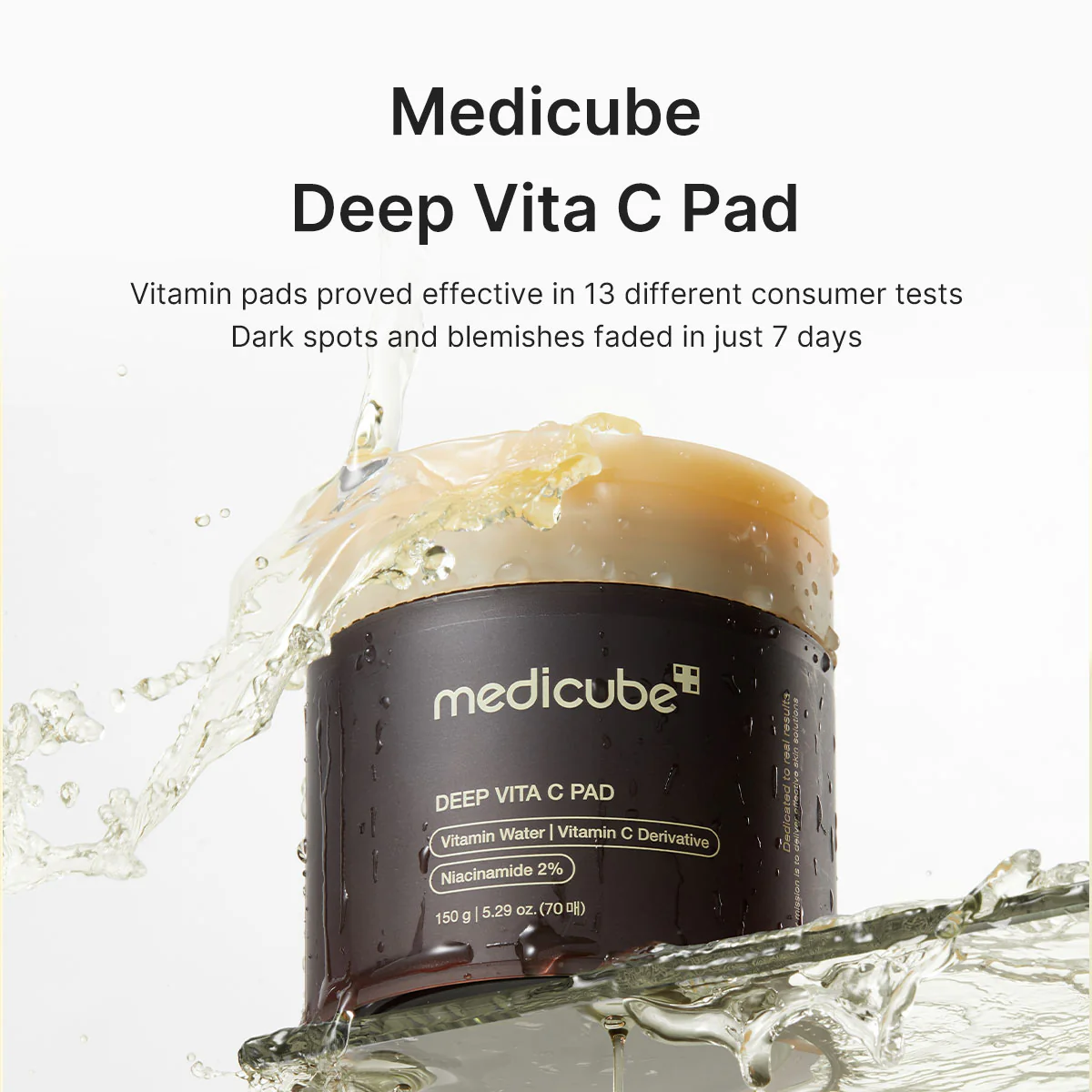 Medicube Deep Vita C Pad- 5.29 oz. (70 pads)